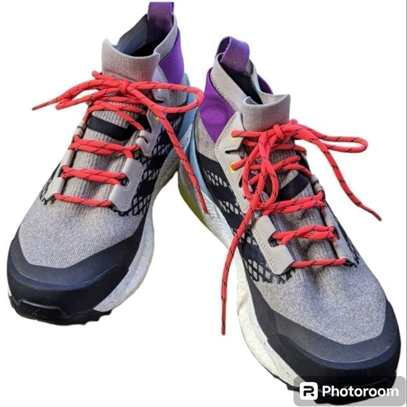 NEW Adidas Terrex Free Hiker 2.0 Sock Lined Hiking Boots Unisex size 10W 8.5 M - Picture 3 of 16